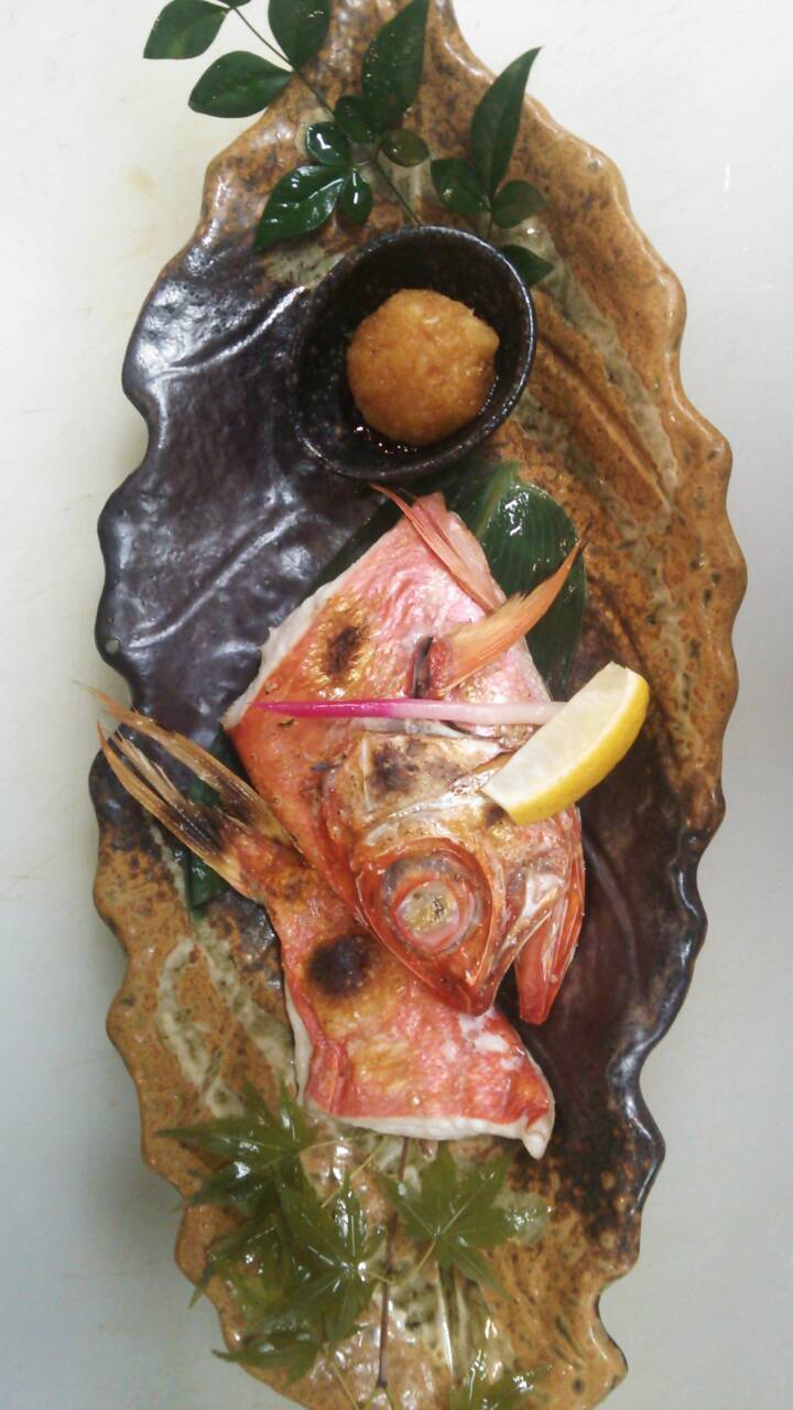 ノドグロの塩焼き