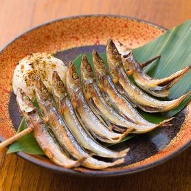干しキビナゴ串焼き