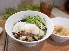 本気のブラックまぜそばlunchセット