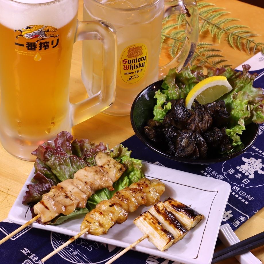 ・ドリンク付き炭焼き堪能セット！