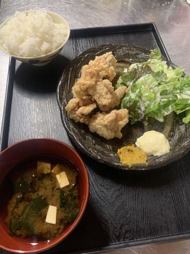 しおから揚げ6個定食