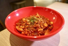 ⚡️lunchセット⚡️ New✨温冷完熟トマトの麻婆まぜそば 🍅🔥