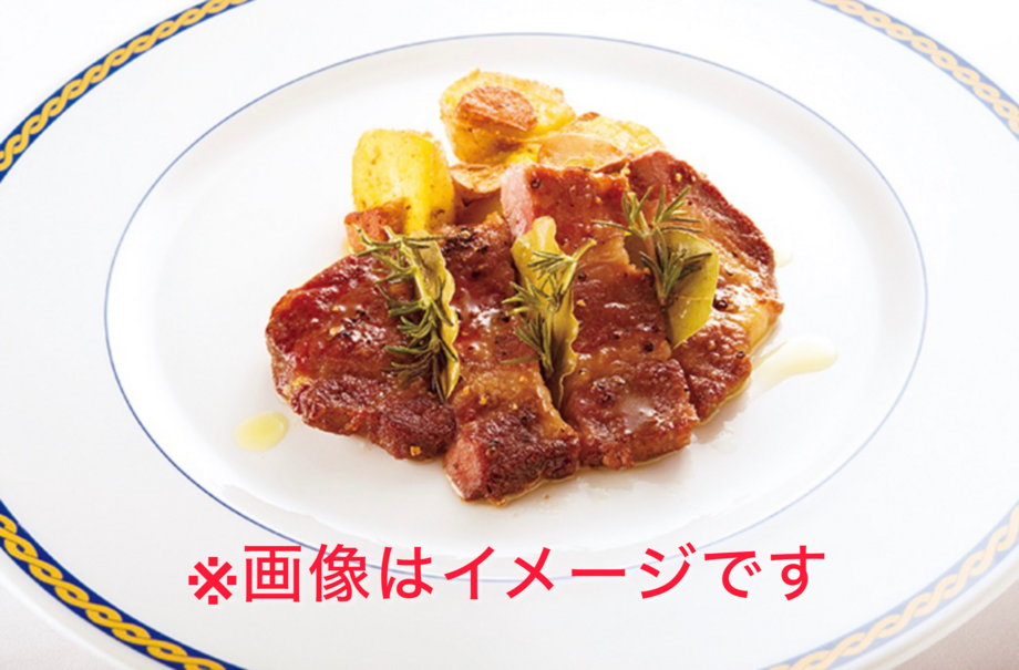 イベリコ豚 肩ロースのソテー粒マスタードソース