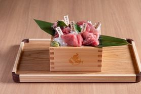極上枡盛りまぐろ4種