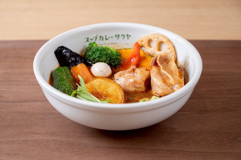 美味鶏素揚げと10種のやさい