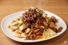 🍖New✨スパイス香る和牛二郎系焼きそば🍝