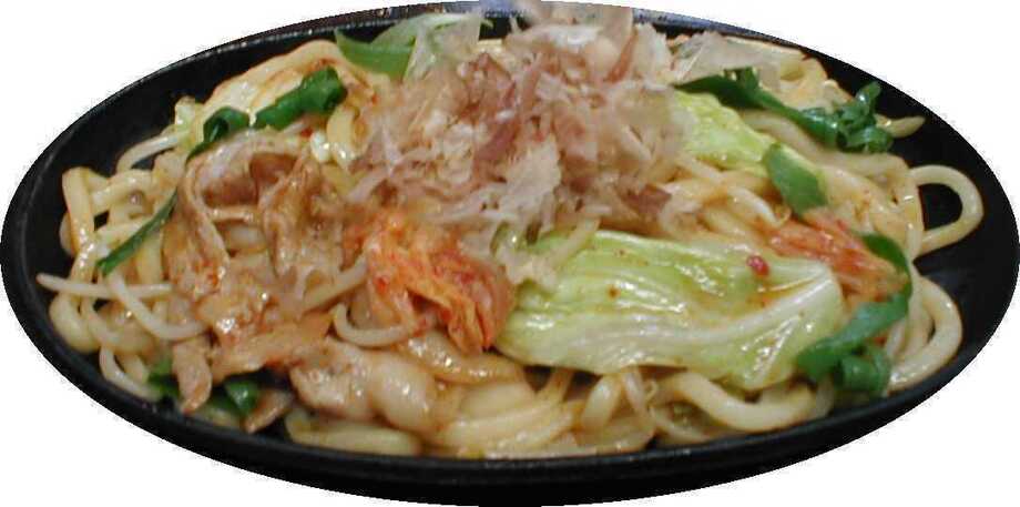 豚キムチ焼きうどん和風ピリ辛（７３０円）