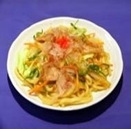 豚キムチ焼きそば和風ピリ辛（７３０円）