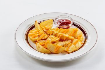Wチーズのフライドポテト