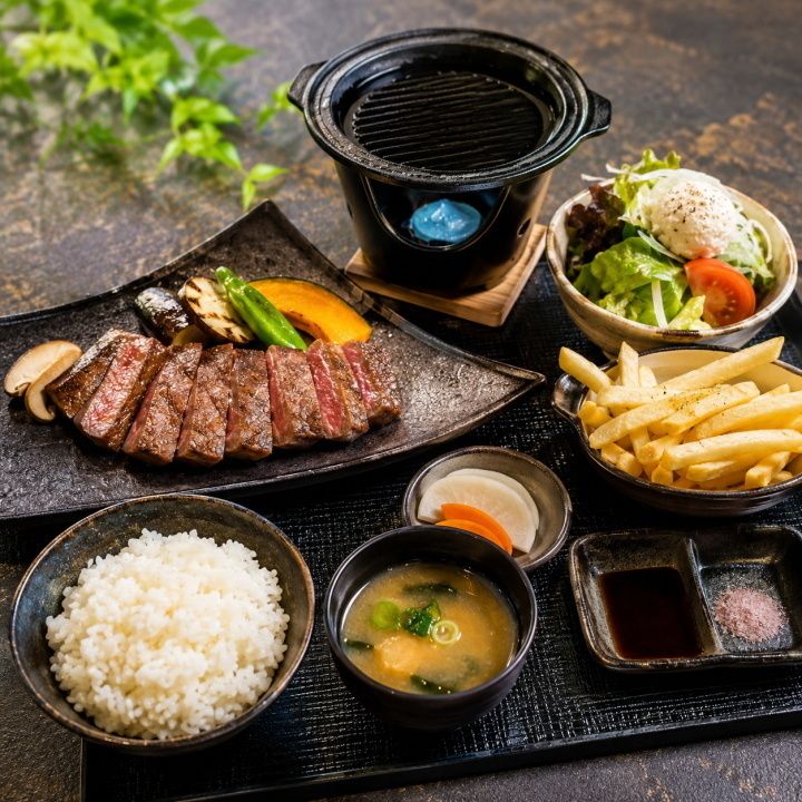 熊野牛サーロインステーキ定食（2,000円）