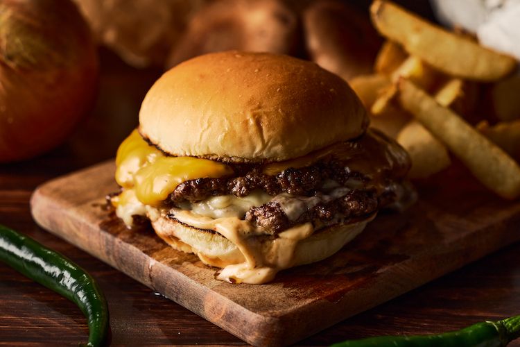 国産牛100% ダブルチーズバーガー