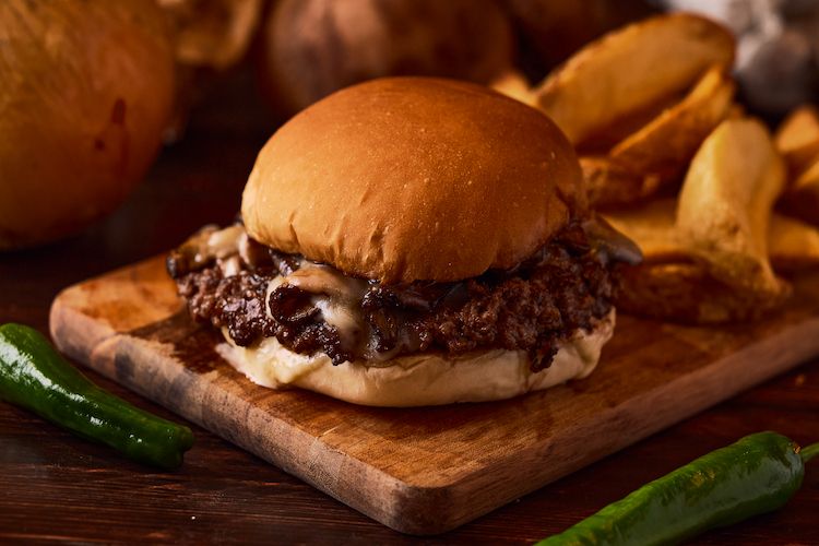 国産牛100% 和牛椎茸バーガー
