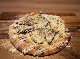 🥒New✨水茄子とパプリカの和風ピザ🥬