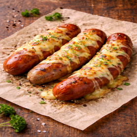 ３種のフランクチーズのせ