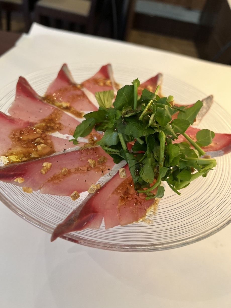 活け〆勘八のカルパッチョ定食