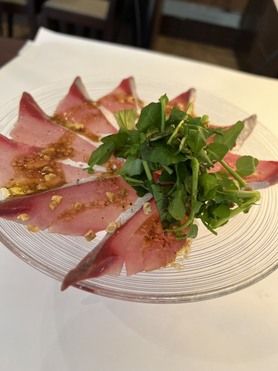 活け〆勘八のカルパッチョ定食