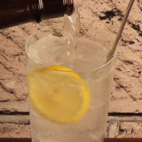 日本酒ハイボール　二世古　京極　純米