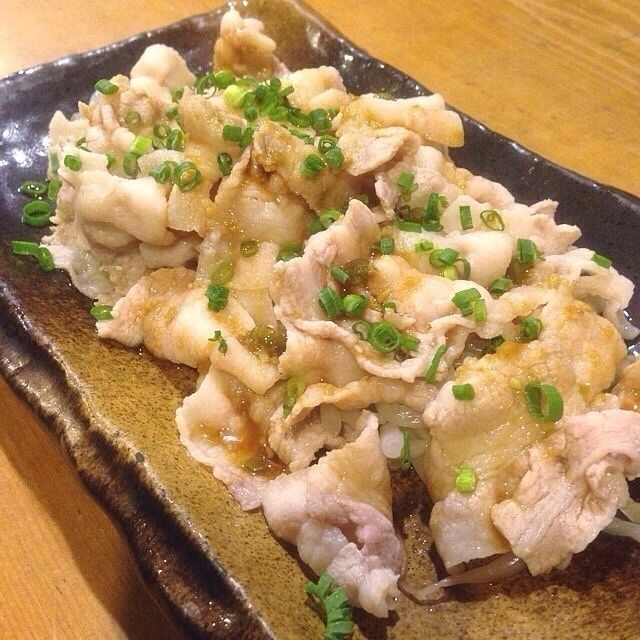 きなこ豚使用！！豚しゃぶきざみわさび（800）