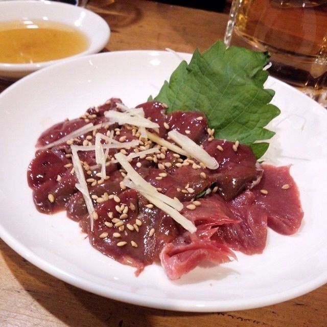 宮崎地鶏じとっこのレバ刺し（800）