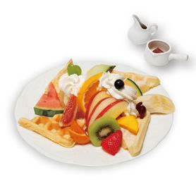 フルーツワッフル