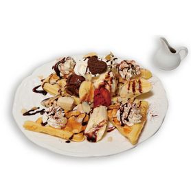 チョコバナナワッフル