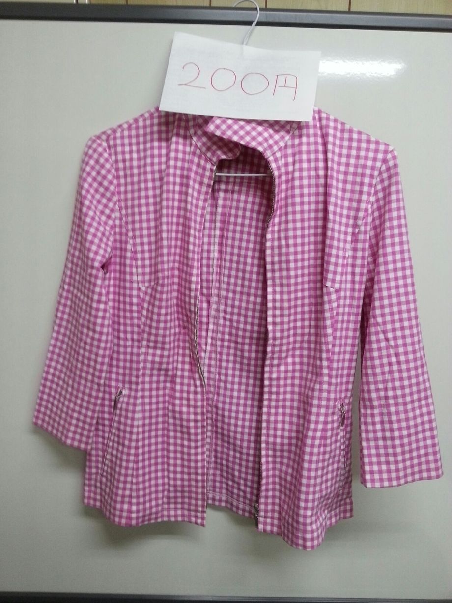 婦人服 チェック長袖