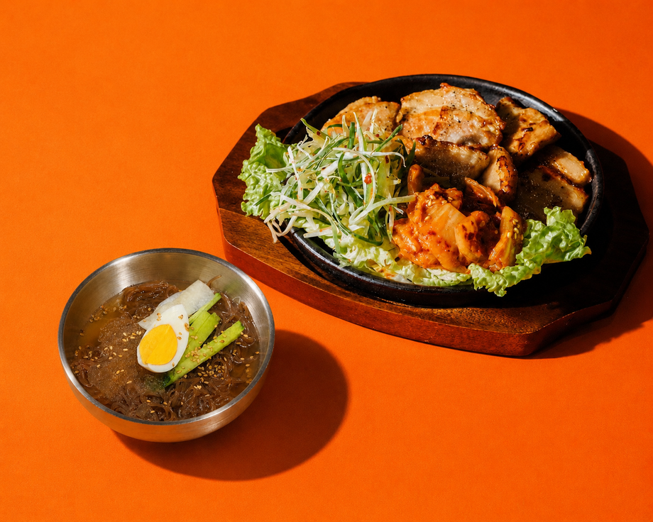 🉐サムギョプサル+ミニ冷麺