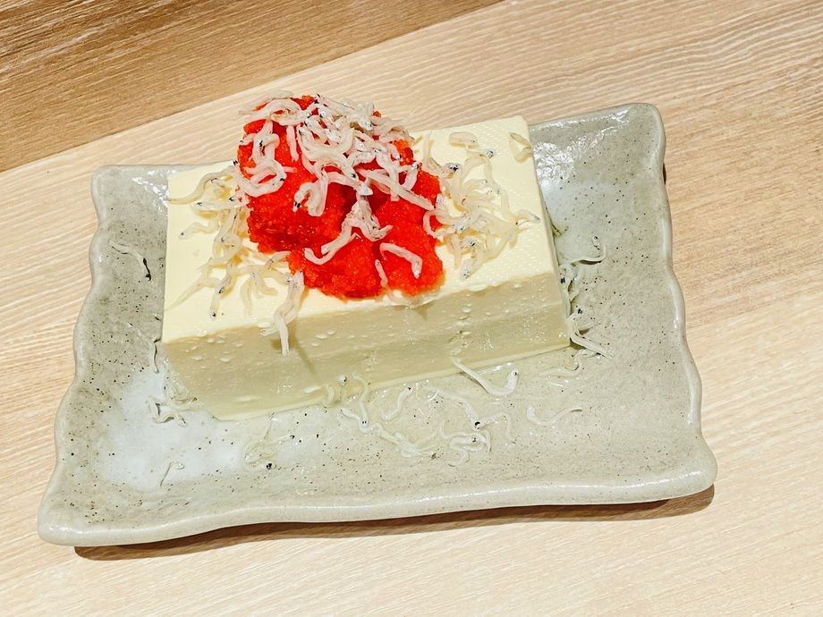 明太子とじゃこの冷奴
