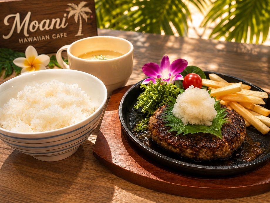 鉄板ハンバーグセット(おろしポン酢)