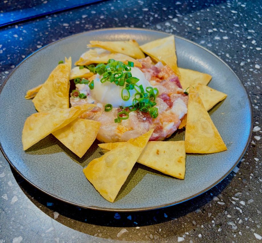 本日の魚介のタルタル～生姜とライムのドレッシング仕立て～