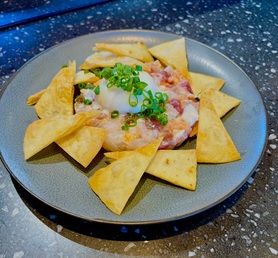 本日の魚介のタルタル～生姜とライムのドレッシング仕立て～