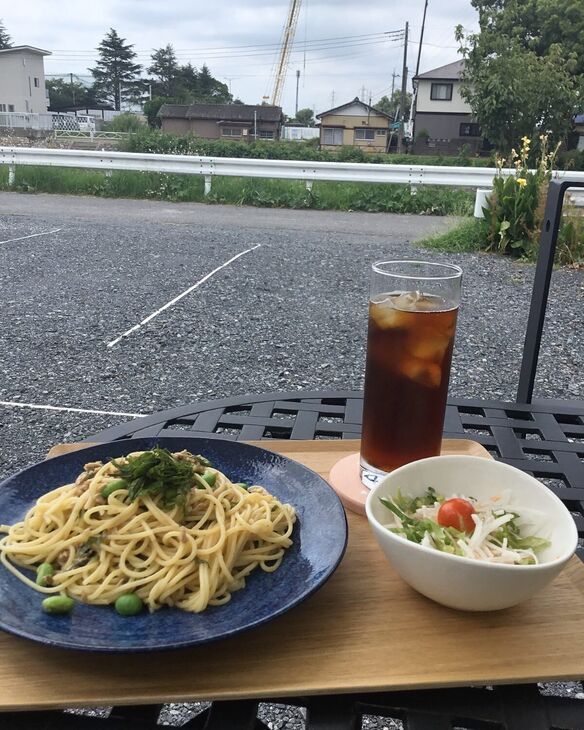 今月のパスタランチ　枝豆とツナのパスタ　(サラダ・ドリンク付き) 