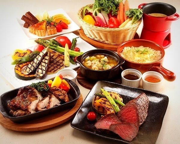 【コース】至福の贅沢肉祭りコース　 自慢のメニュー勢揃い贅沢コース！！（4,800円）