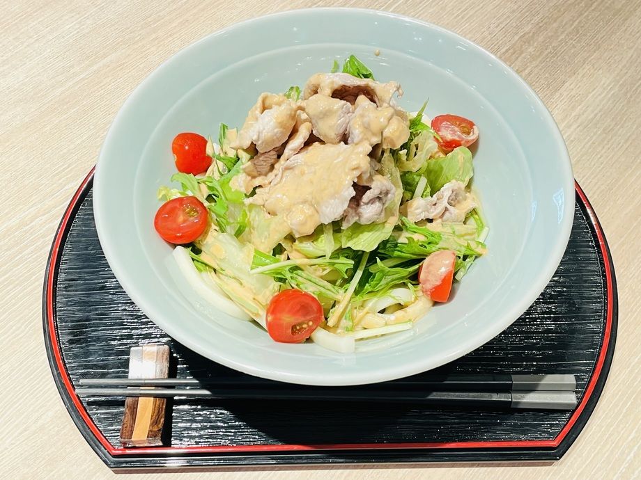 NEW☀️夏季限定☀️冷製・ゴマだれ豚しゃぶうどん