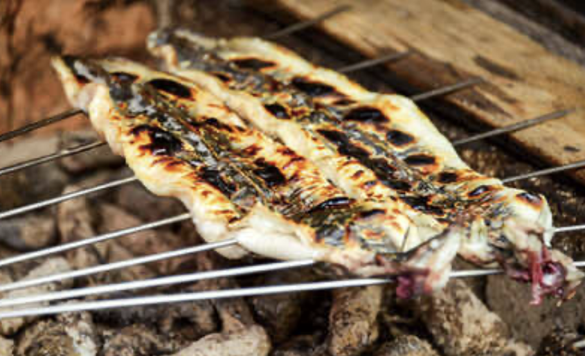 おすすめ！うなぎの白焼き　ホワイトソースわさび味