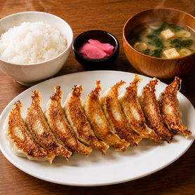 3種味くらべ餃子定食
