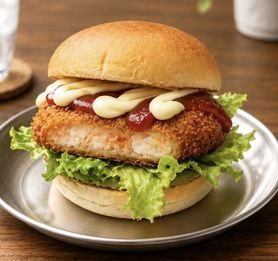 ぷりぷりエビカツバーガー