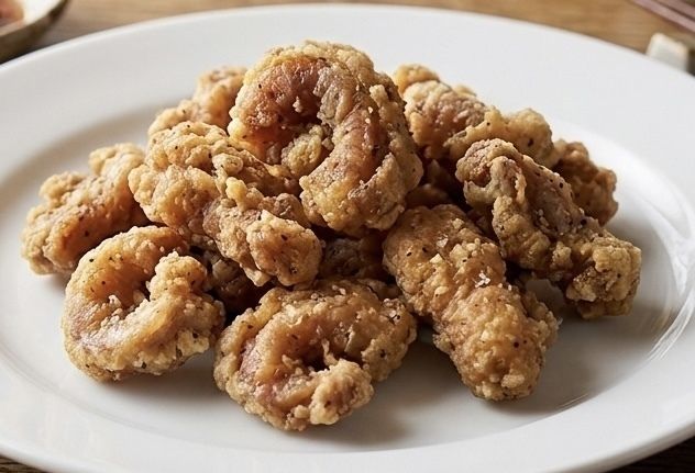 国産鶏はらみ唐揚げ　塩麹漬け