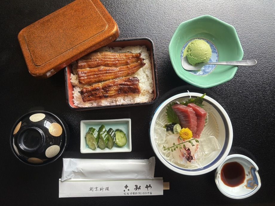 うな重刺身ランチ（4,500円（税込））