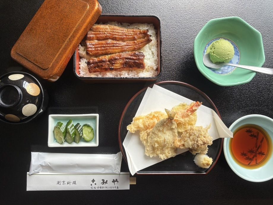 うな重天ぷらランチ（4,500円（税込））