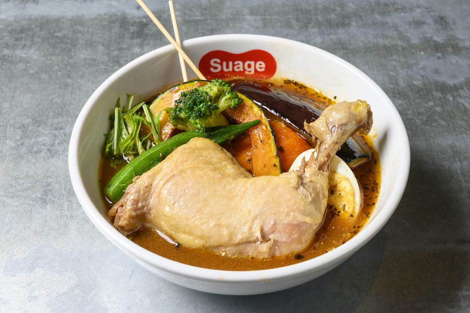 チキンレッグと7種の野菜カレー（煮込み）
