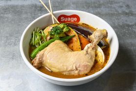 チキンレッグと7種の野菜カレー（煮込み）