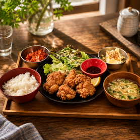 増やせる⁉️唐揚げ定食