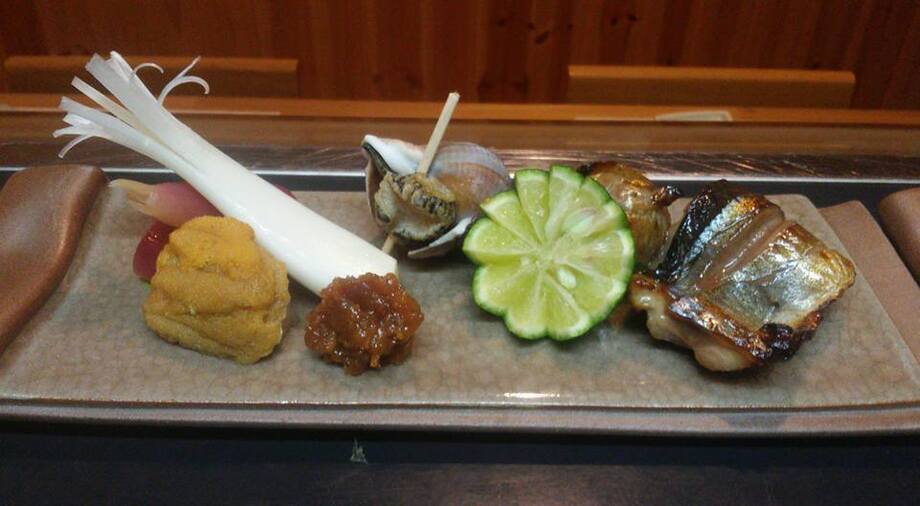 季節の八寸(前菜)