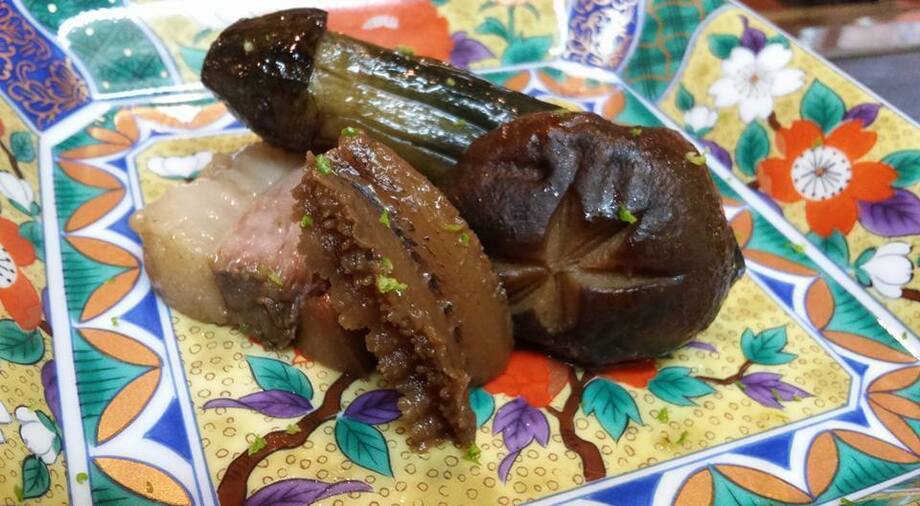 黒毛和牛と鮑の含め煮