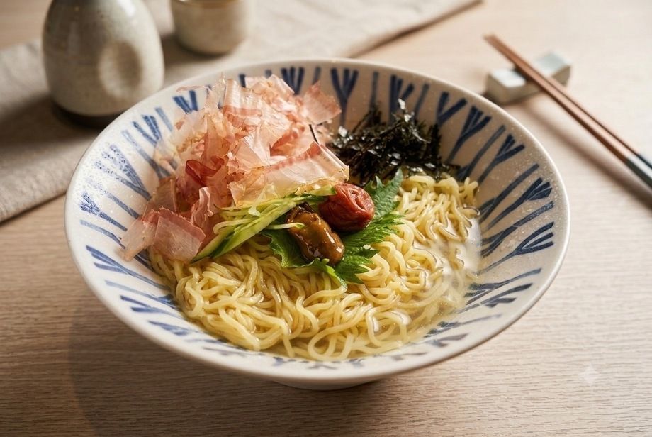 🐟極み出汁！旨味たっぷり冷やしカツオラーメン🍜