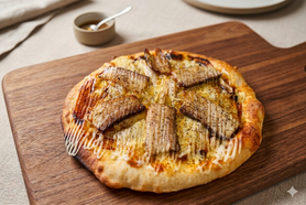 New✨特製濃厚ダレが絡む👨‍🍳極上照り焼き焼肉ピザ🍕🍷