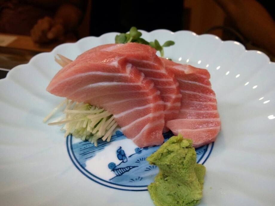 天然南インド鮪ケープ産大とろ刺身