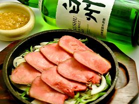 牛タンの炙り焼き