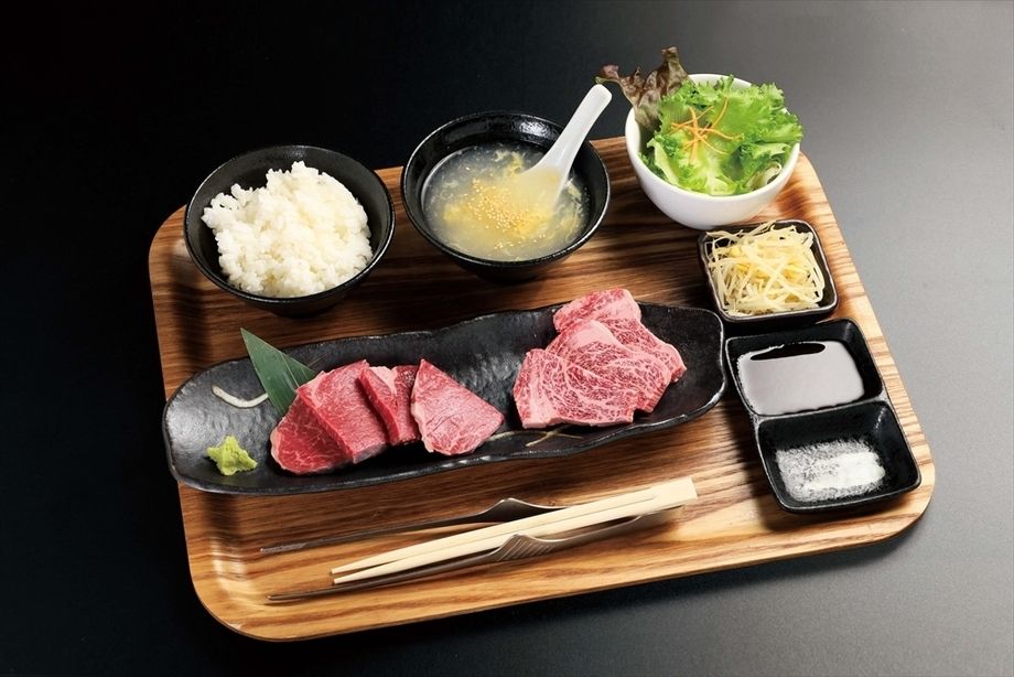 牛ヒレと牛ロースのランチ